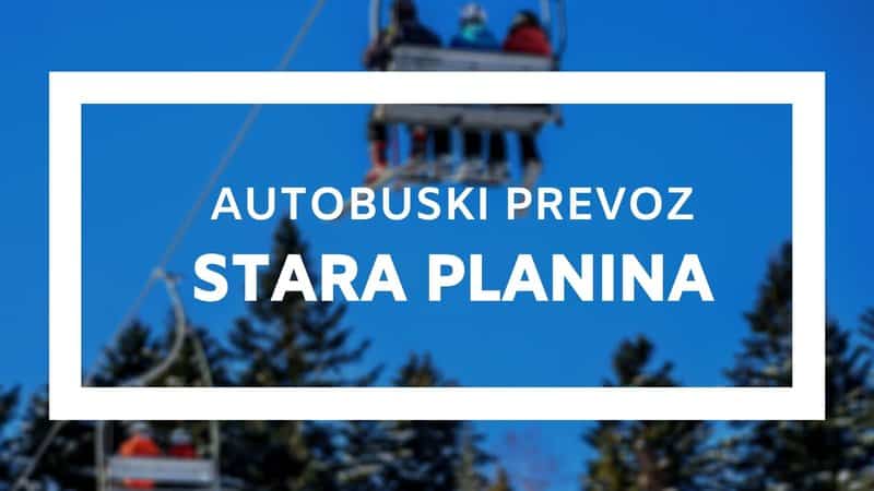 Autobuska linija Novi Sad - Stara planina, autobuski prevoz Stara planina Autobuska linija Novi Sad - Stara Planina