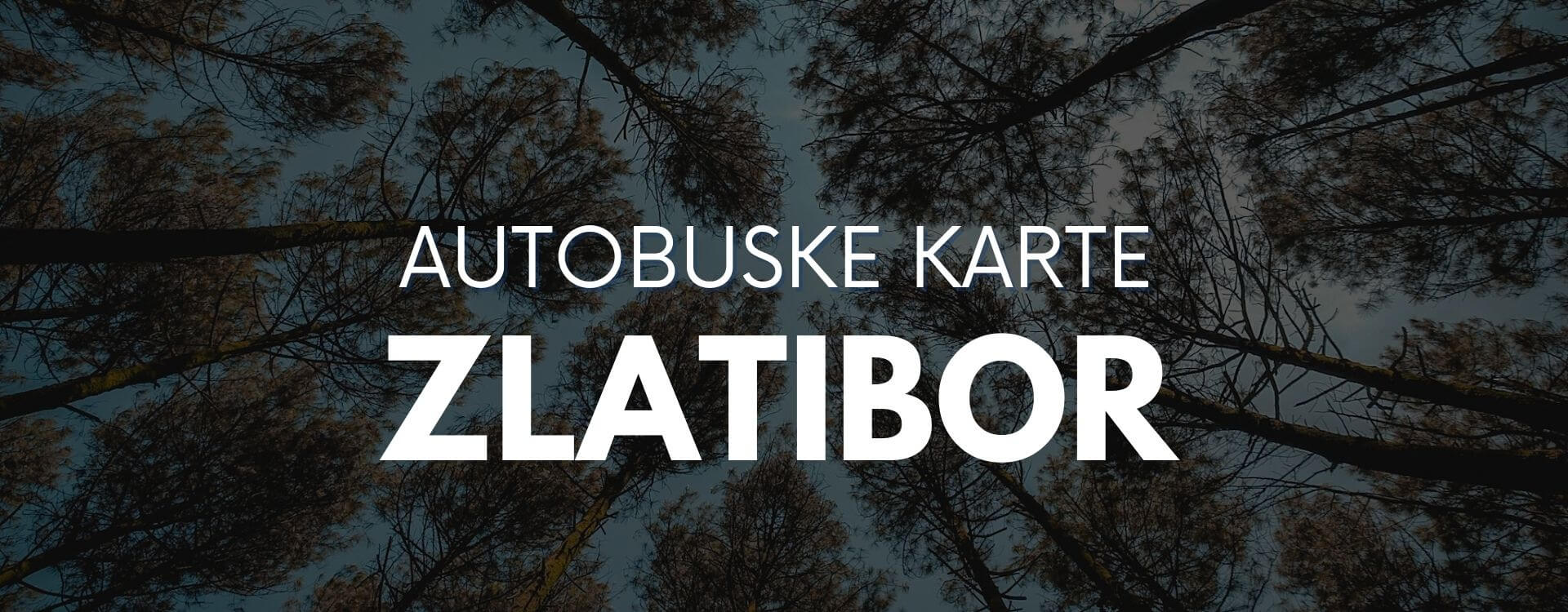 autobuske karte Zlatibor