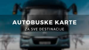 Autobuske karte za sve destinacije