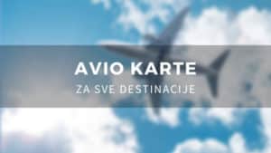 Avio karte za sve destinacije