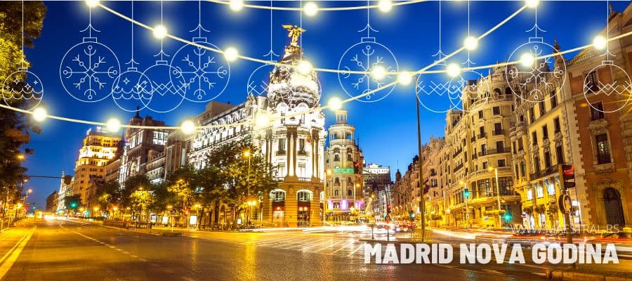 Nova godina Madrid, Docek Nove godine u Madridu